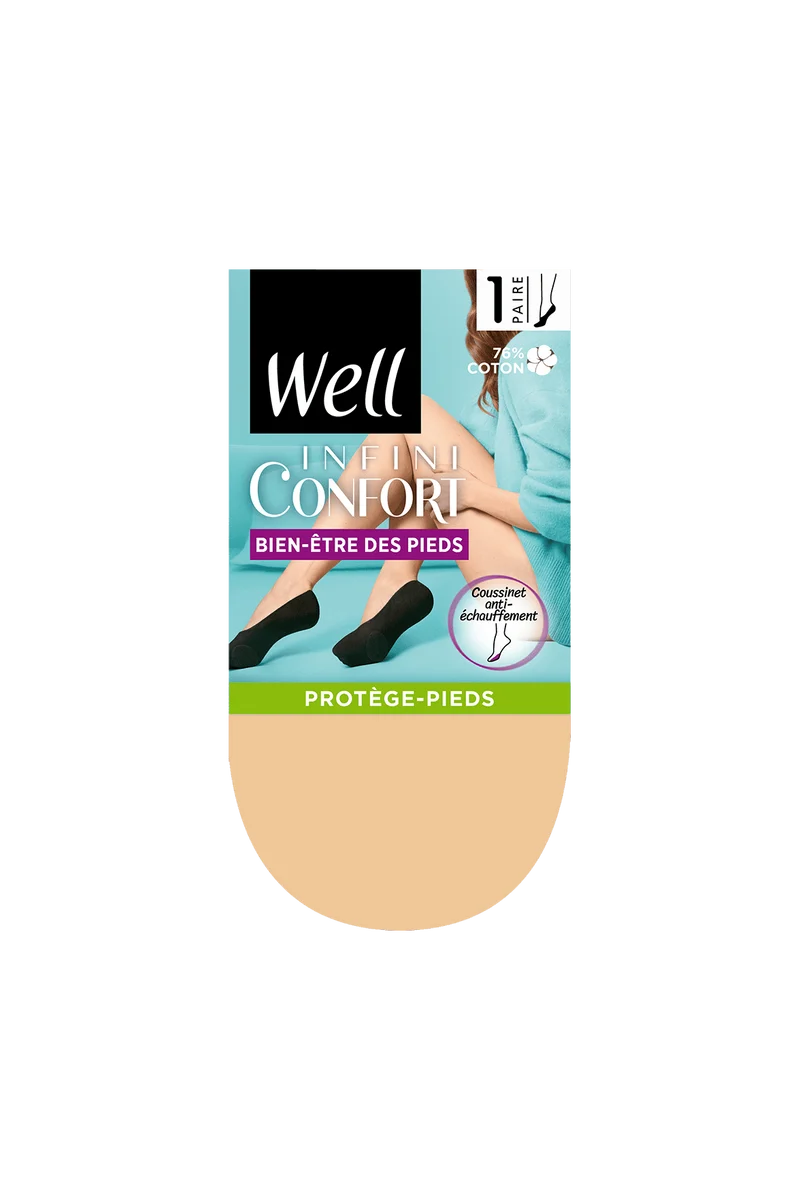 Protège-Pieds Bien-Etre des Pieds Well Infini Confort - Naturel