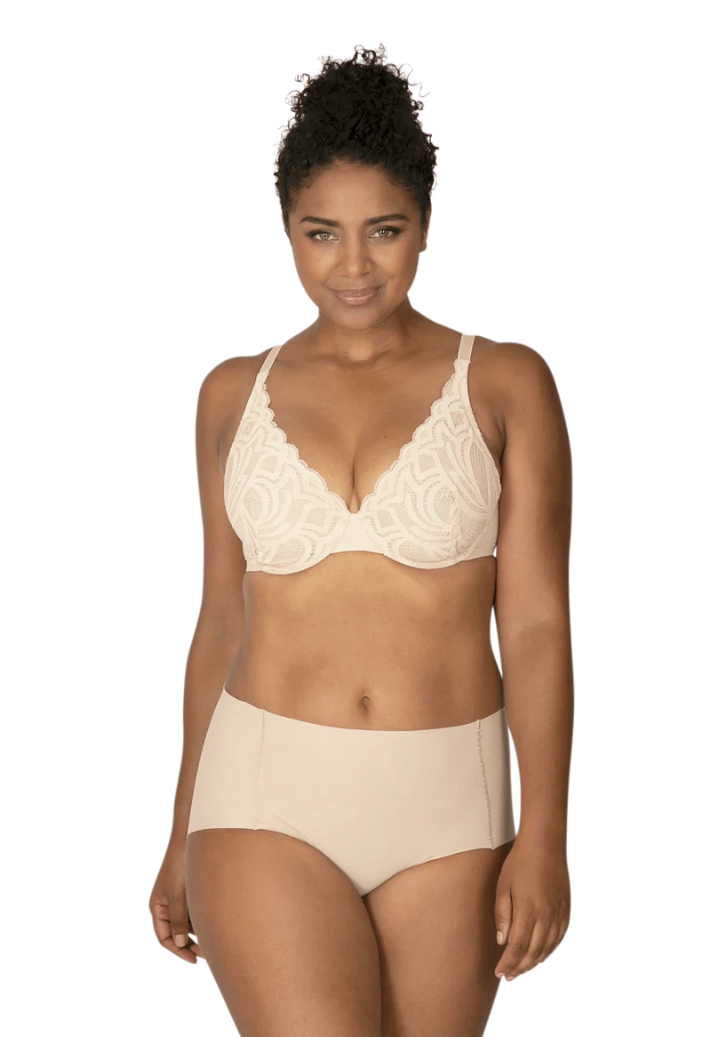 Culotte Haute Microfibre Invisi Galbe - Nude Blush