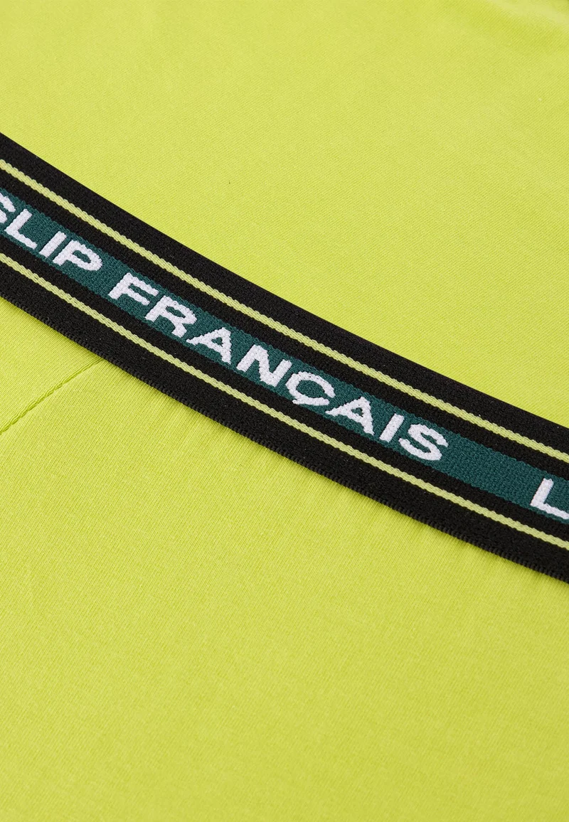 Slip jaune en coton - Intrépide Jaune Anis
