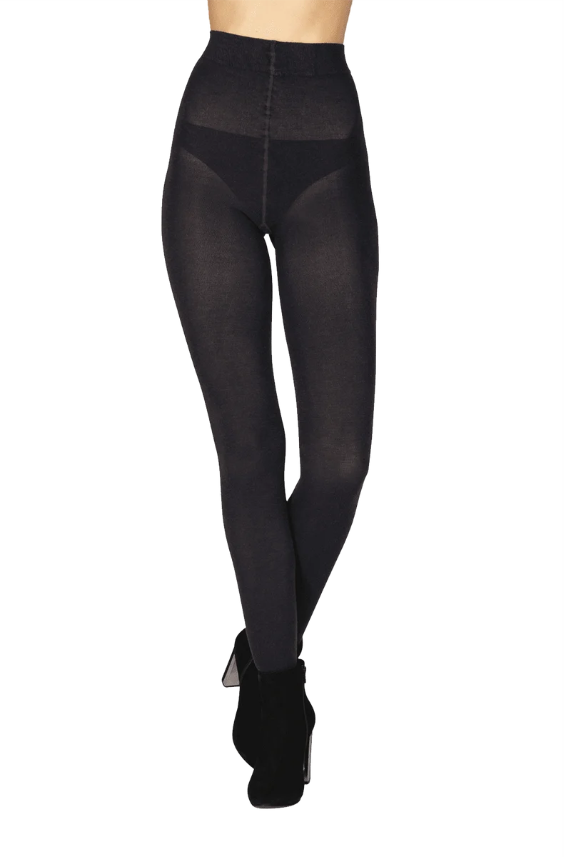 Collant opaque 220D Douceur Cachemire Allure d'Hiver - Bleu nuit