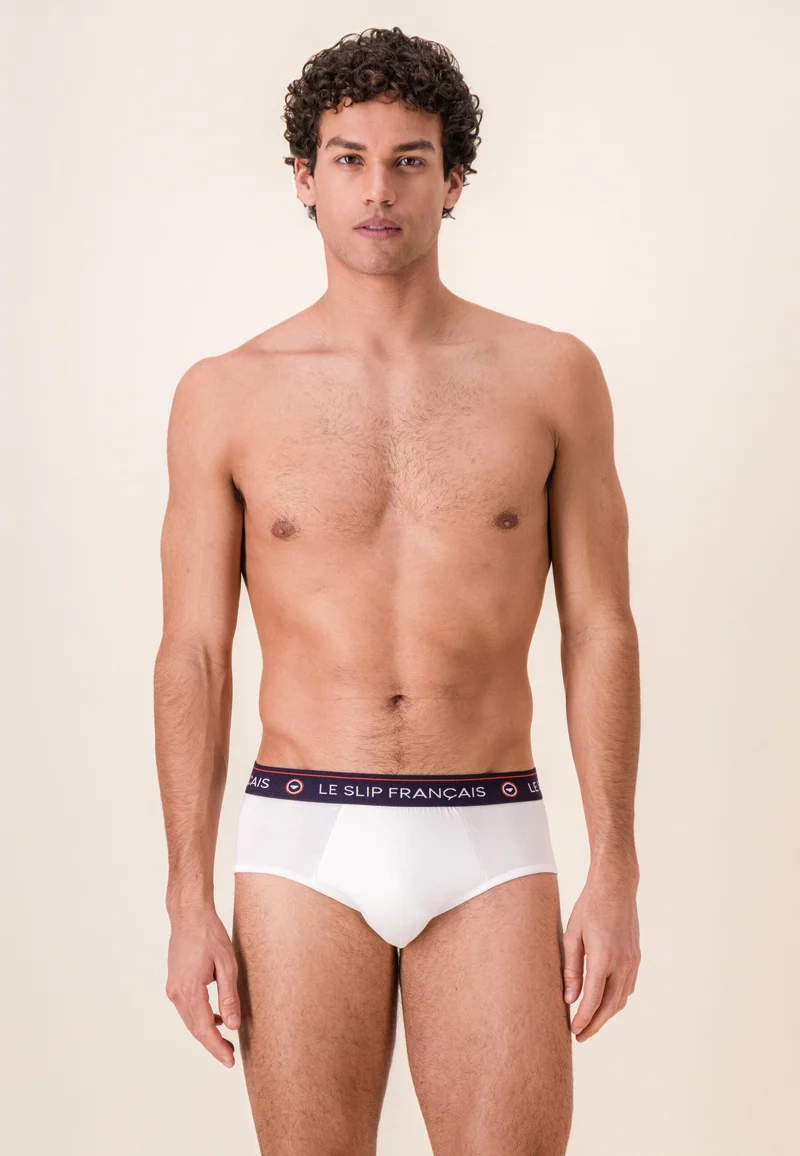 Lot de 5 slips en coton - Slips 5 Nuances De Gris