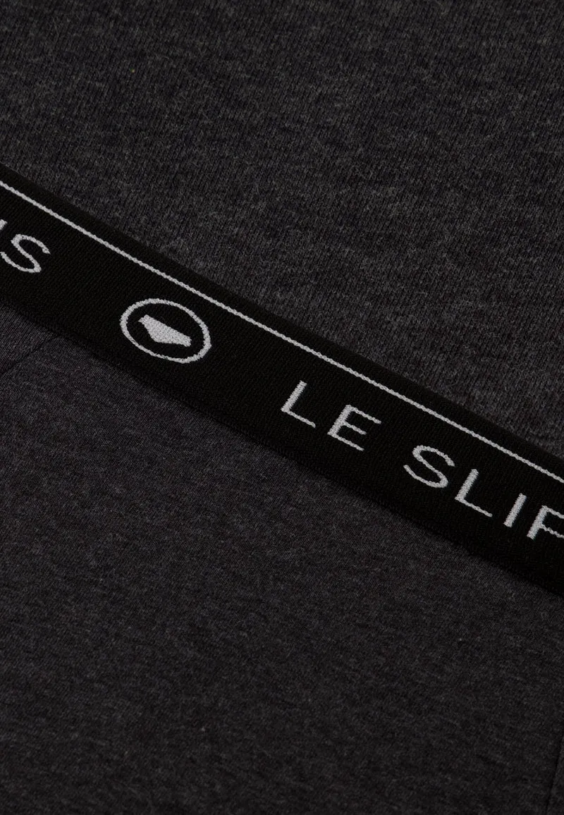 Slip gris en coton - Intrépide Gris Anthracite