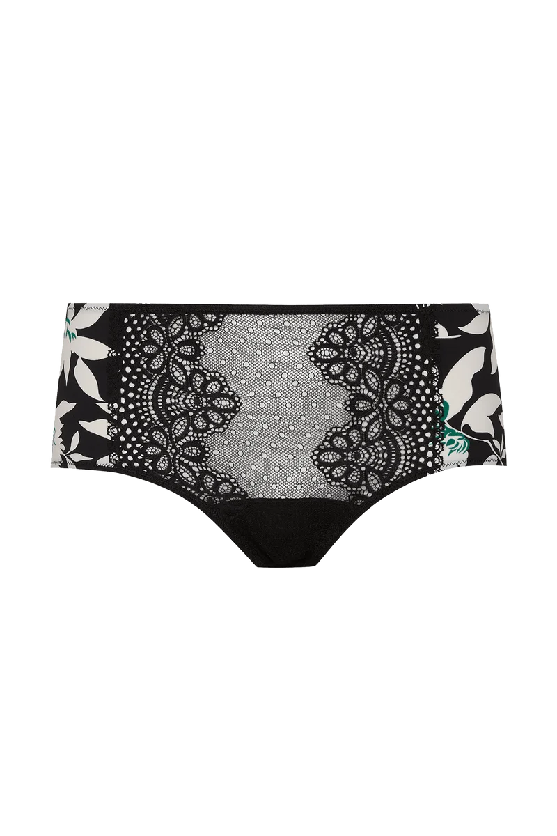Shorty en dentelle et microfibre L'irrésistible - Jasmin
