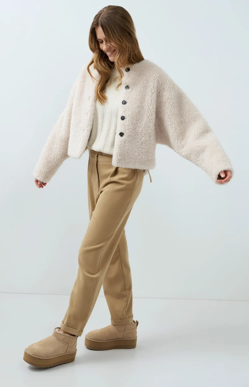 Pull ample à ourlet ajustable