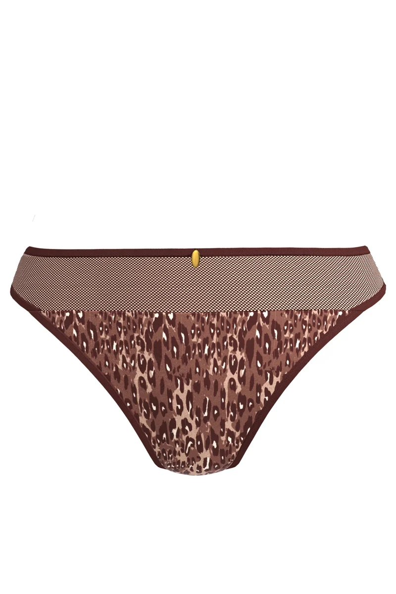 String Naia Guépard Chocolat