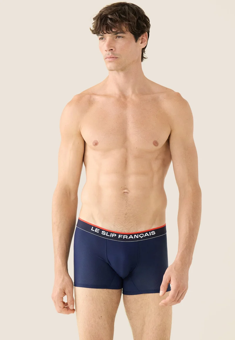 Lot de 3 boxers marine de sport - Courageux Marine