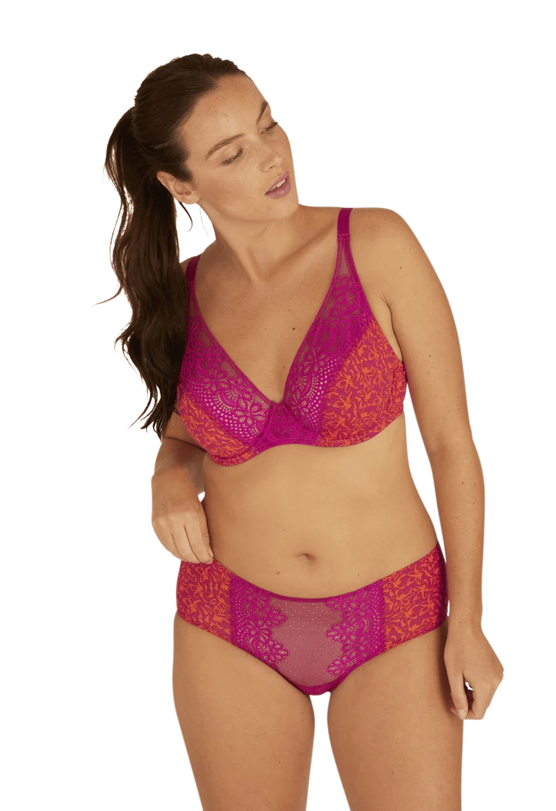 Shorty en dentelle et microfibre L'irrésistible - Tiaré