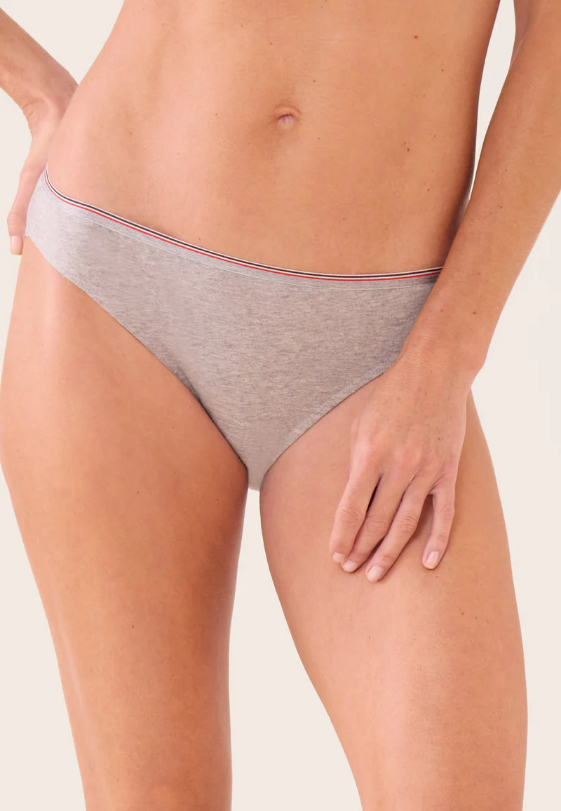 Culotte grise en coton - Lucette Gris Chine