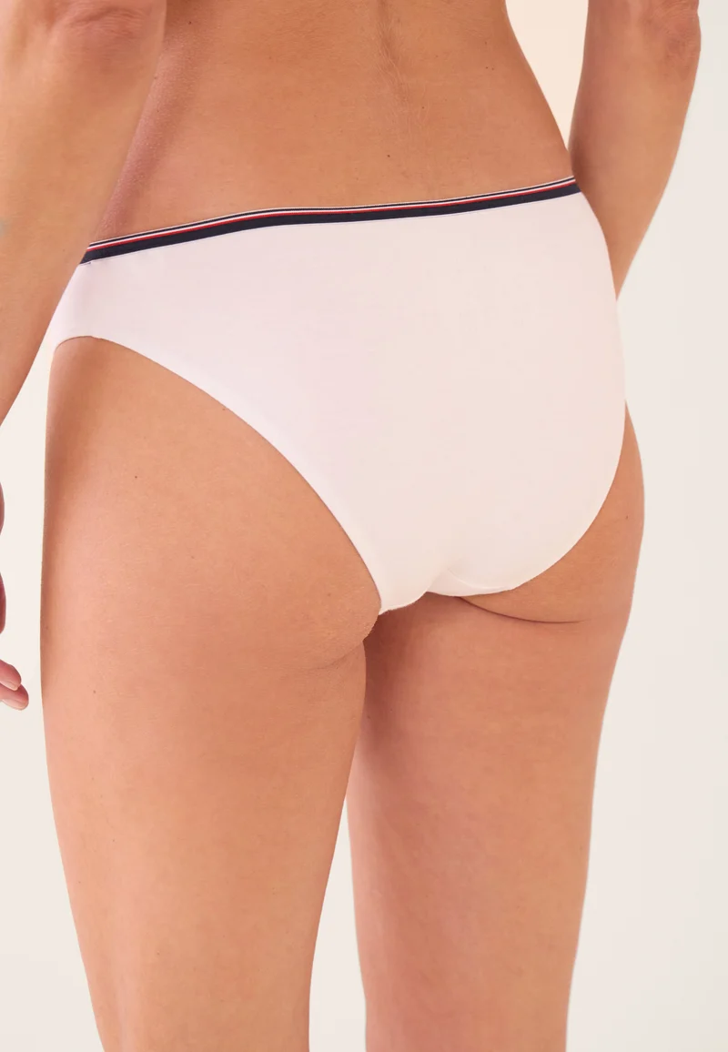 Culotte blanche en coton - Lucette Blanc