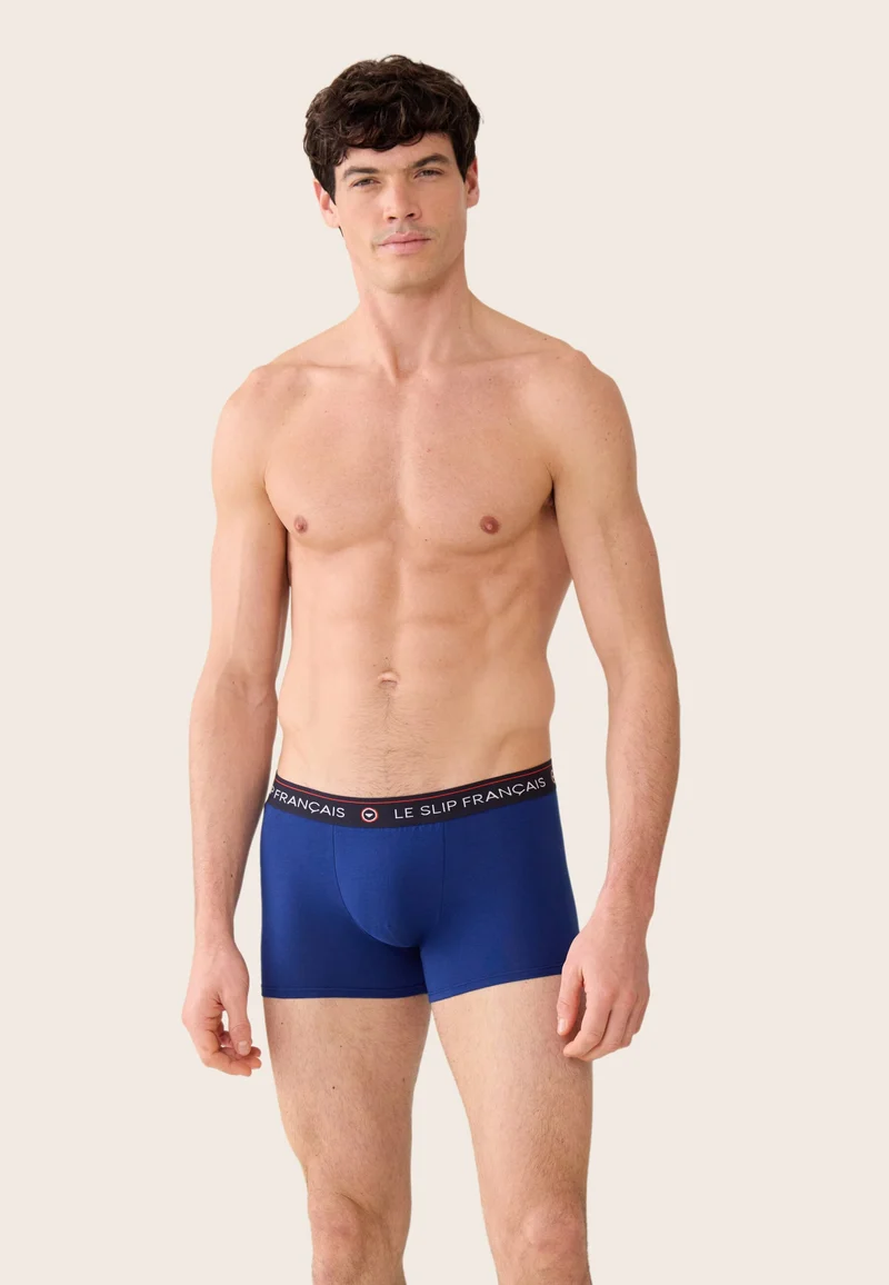 Lot de 2 boxers en coton - Boxers Marine Bleu Indigo