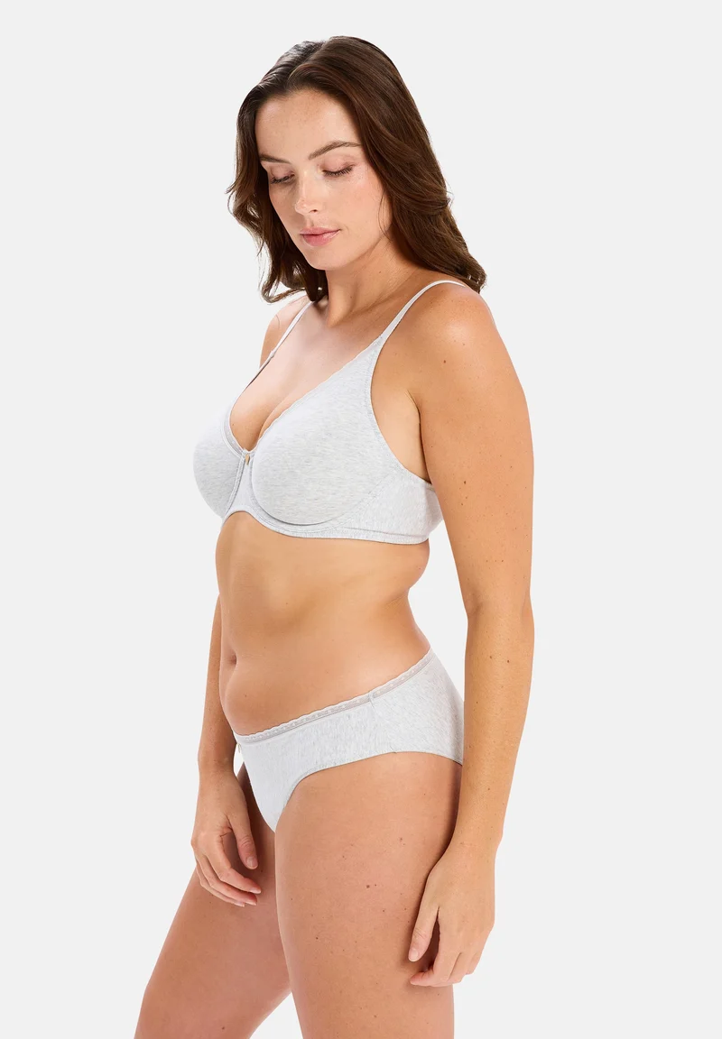 Soutien-gorge emboîtant Romie Gris Chiné Fumé