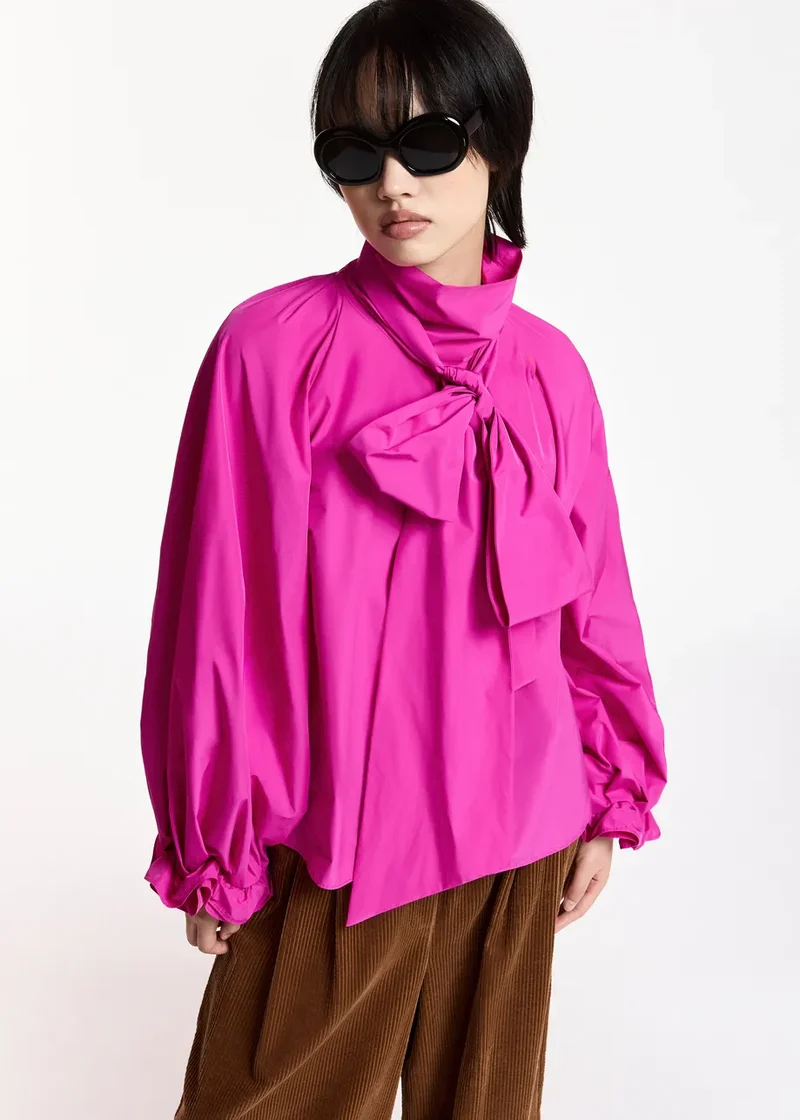 Blouse ample à col lavallière Keily