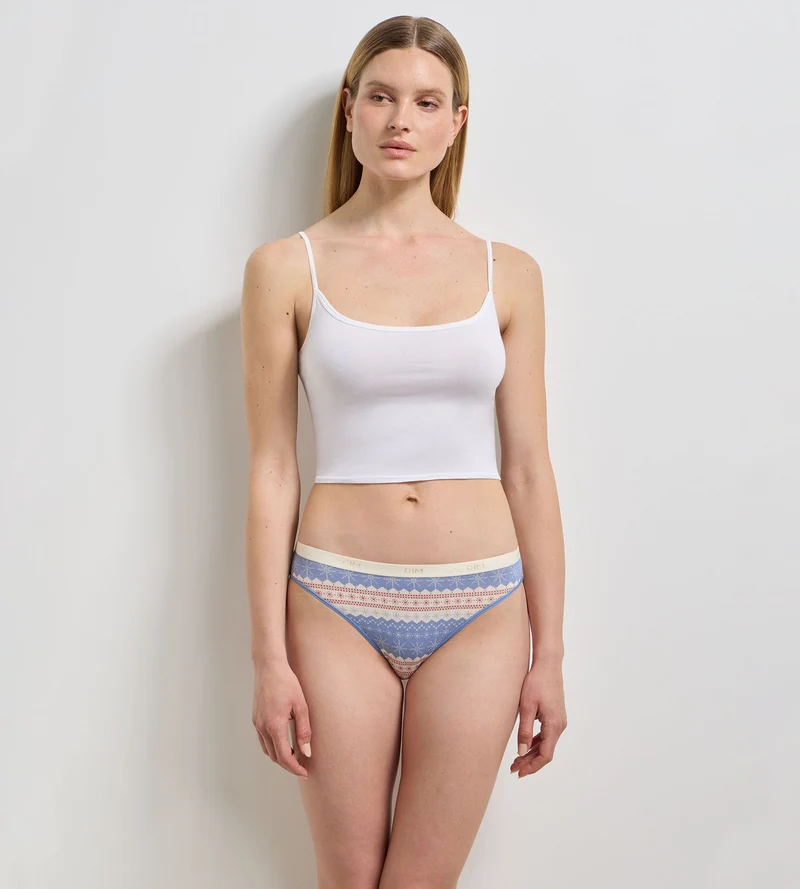 Lot de 5 culottes neige brune Les Pockets Coton