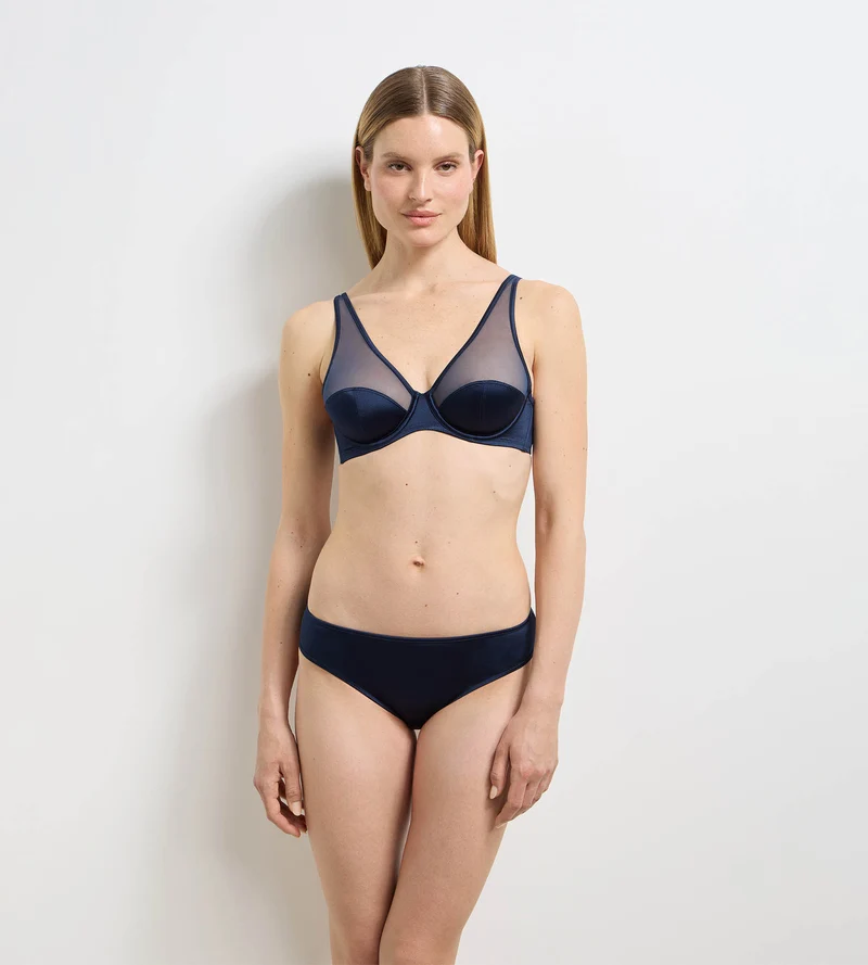 Culotte bleu foncé Dim x Ines de la Fressange