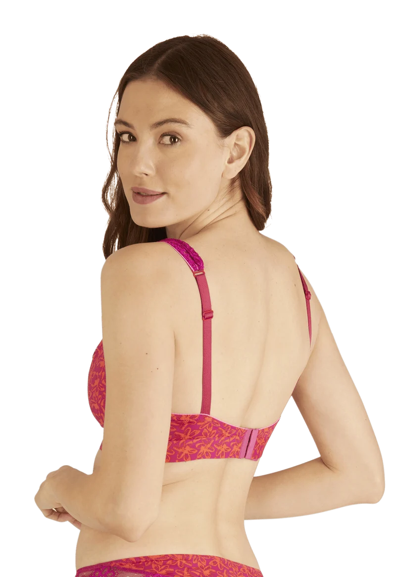Soutien-gorge foulard sans armatures en dentelle et en microfibre L'irrésistible - Tiaré