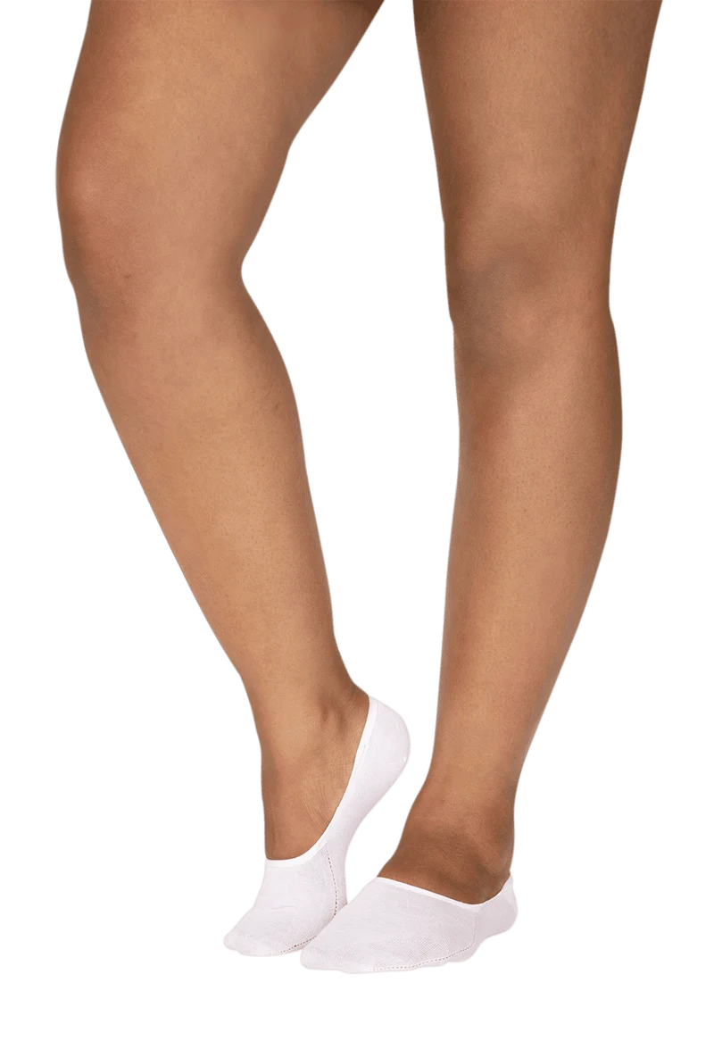 Lot de 2 paires de Protège-Pieds Spécial Baskets - Blanc