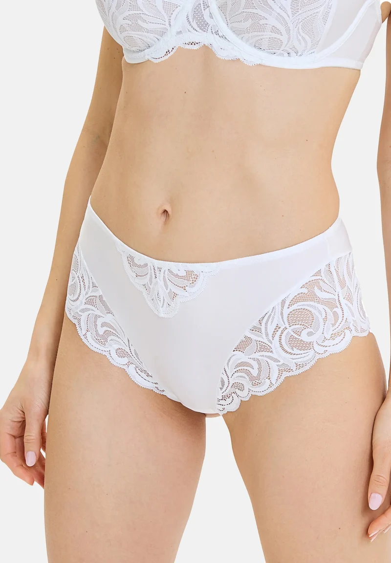 Lot de 2 culottes Carla Blanc et Vert Epicea