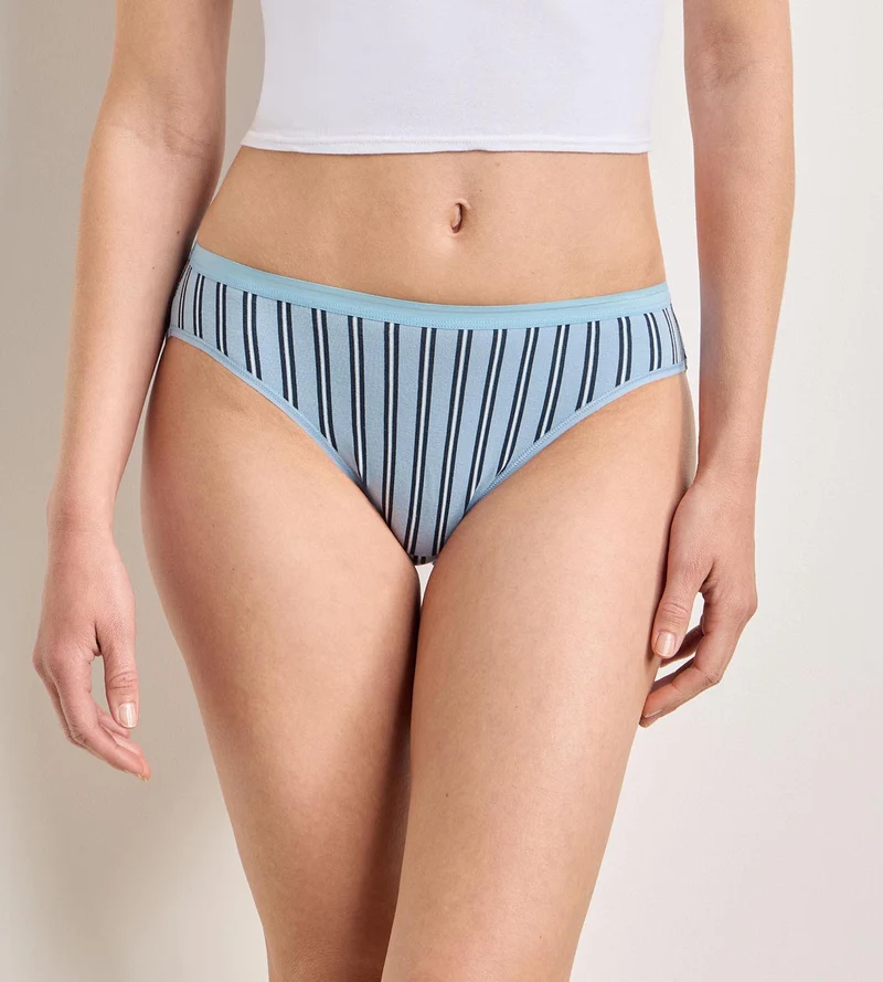 Lot de 3 culottes femme brume coton Dim x Ines de la Fressange