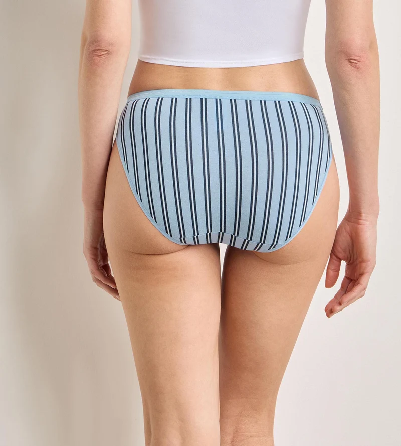 Lot de 3 culottes femme brume coton Dim x Ines de la Fressange