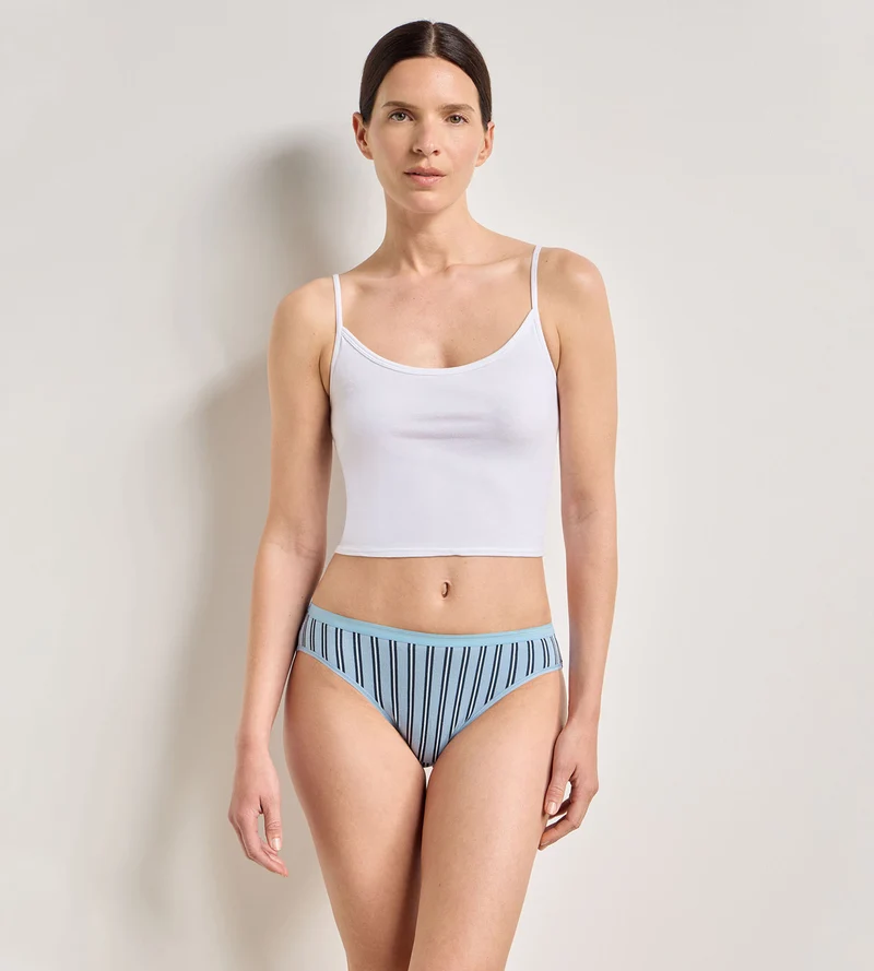 Lot de 3 culottes femme brume coton Dim x Ines de la Fressange
