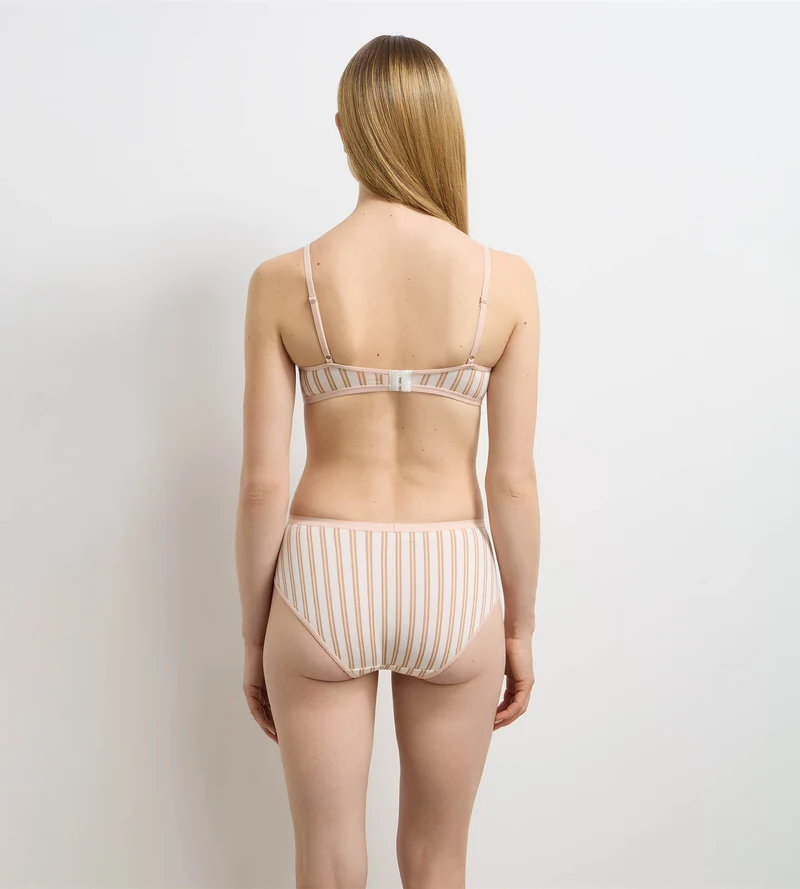 Soutien-gorge sans armatures crème rose Dim x Ines de la Fressange