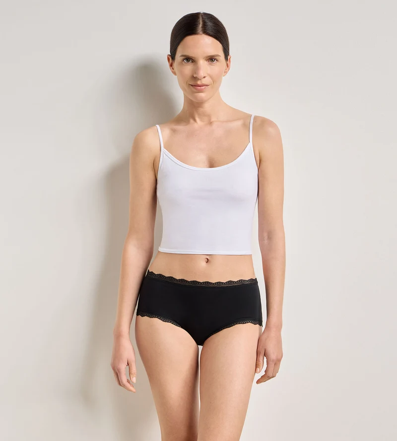Lot de 2 shortys noir Daily Coton Dentelle