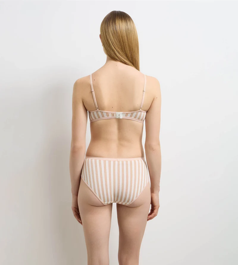 Lot de 3 shortys à élastique fantaisie bleu pétale Dim x Ines de la Fressange