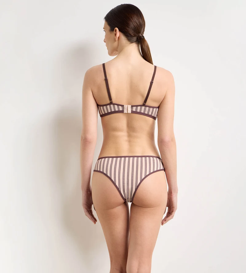 Soutien-gorge sans armatures brun rose Dim x Ines de la Fressange