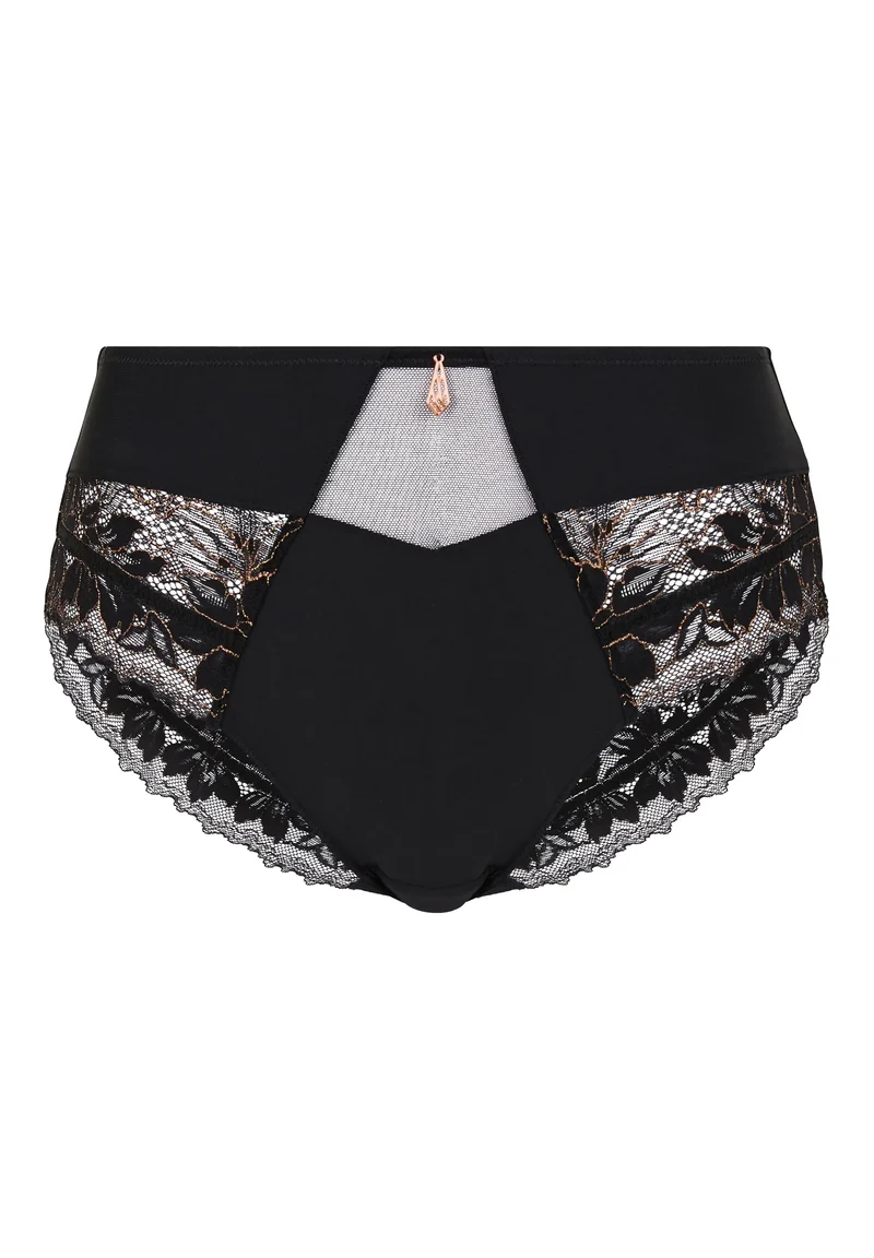 Culotte Mélodie Noir & Lurex Cuivré