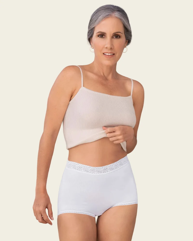 Pack de 3 culottes classiques avec des détails de dentelle