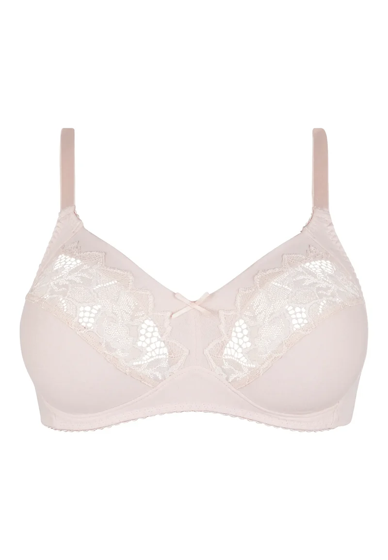 Soutien-gorge emboîtant Coton Plus sans armatures Coton d'Arum Rose Pivoine d'Argent