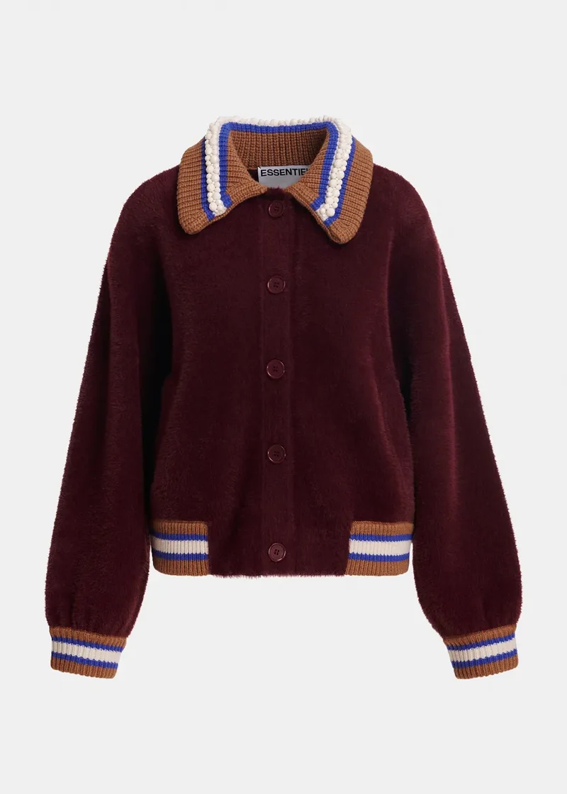 Blouson à col perlé Kamore