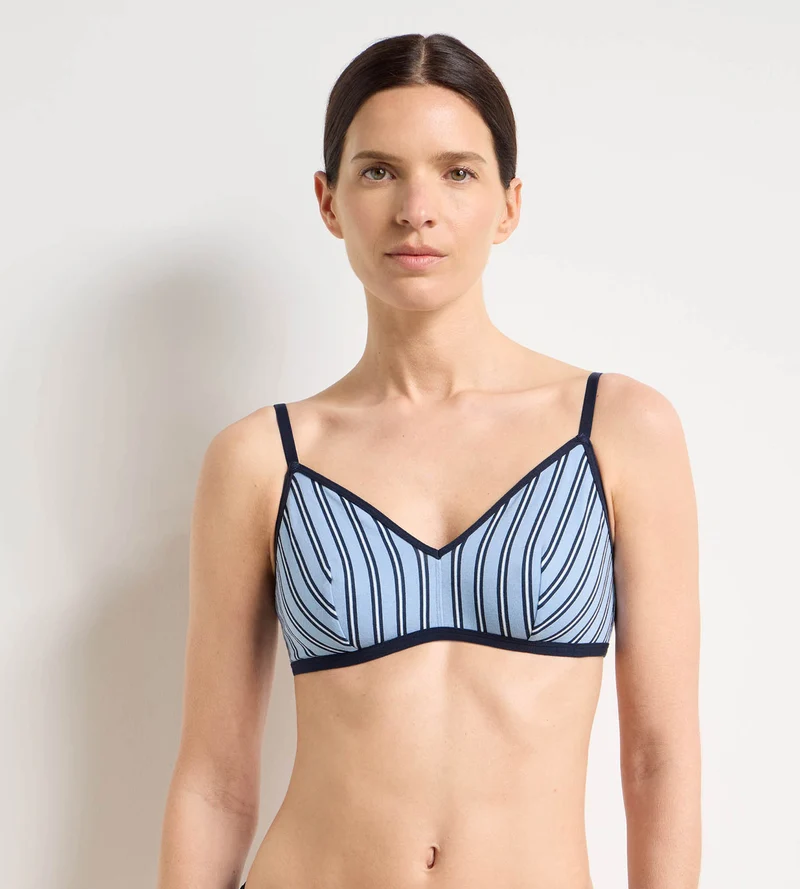 Soutien-gorge sans armatures bleu ciel Dim x Ines de la Fressange