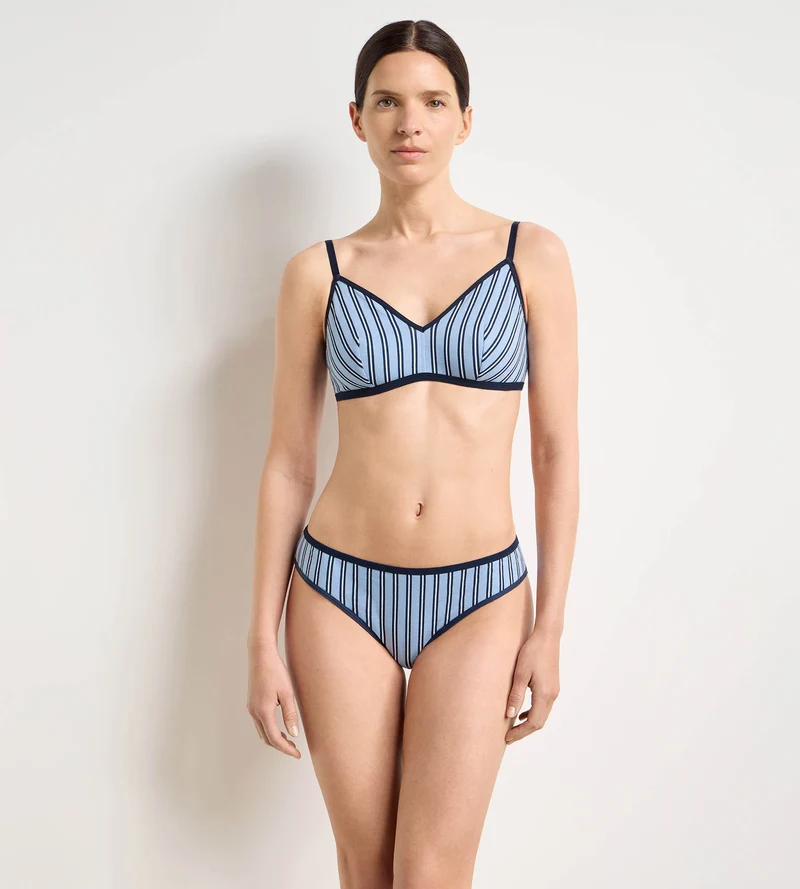 Soutien-gorge sans armatures bleu ciel Dim x Ines de la Fressange