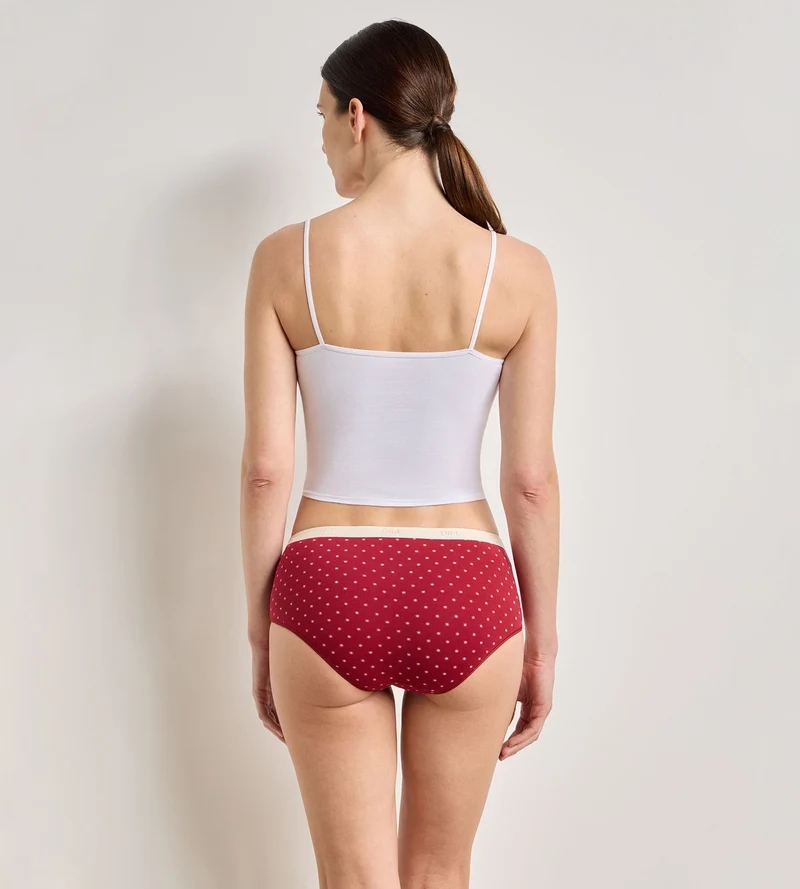 Lot de 5 shortys neige brune Les Pockets Coton