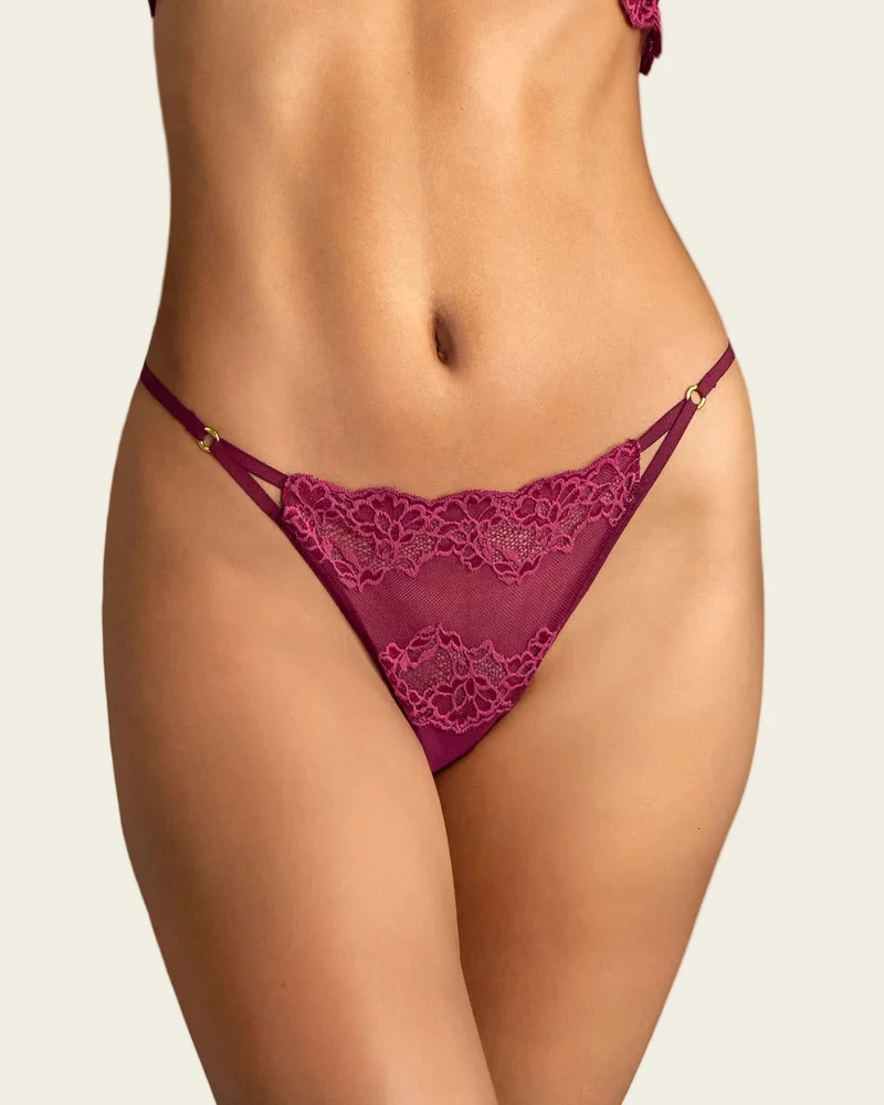 String brésilien en dentelle légère et confortable