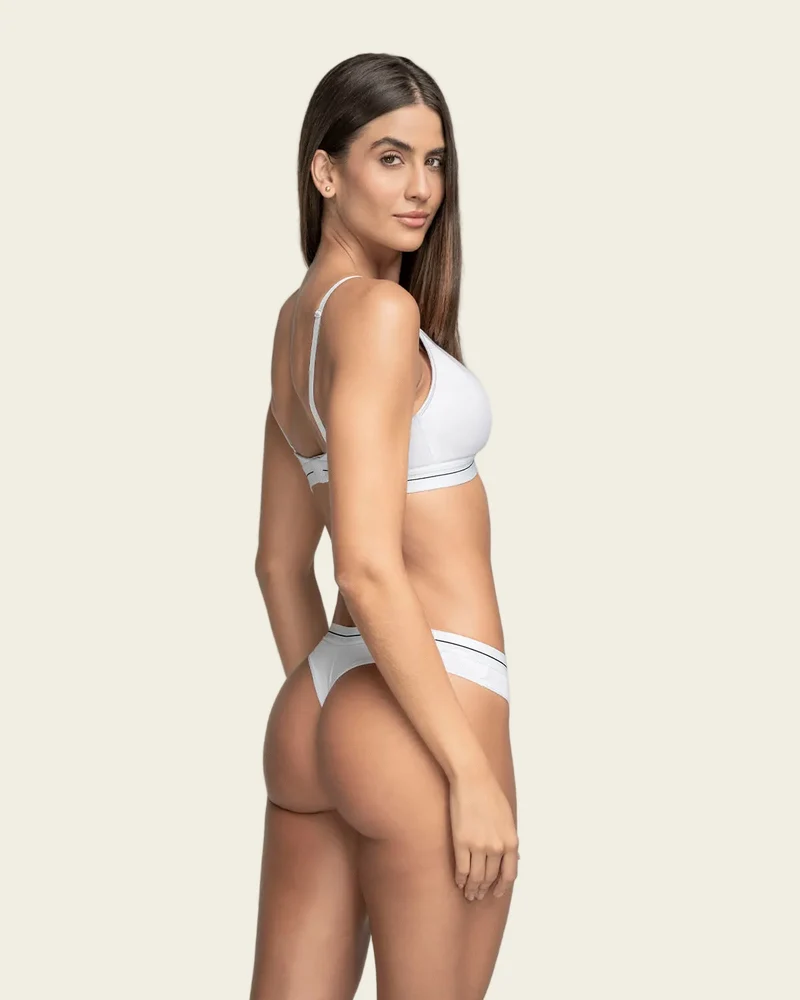 Culotte en coton avec taille élastique douce