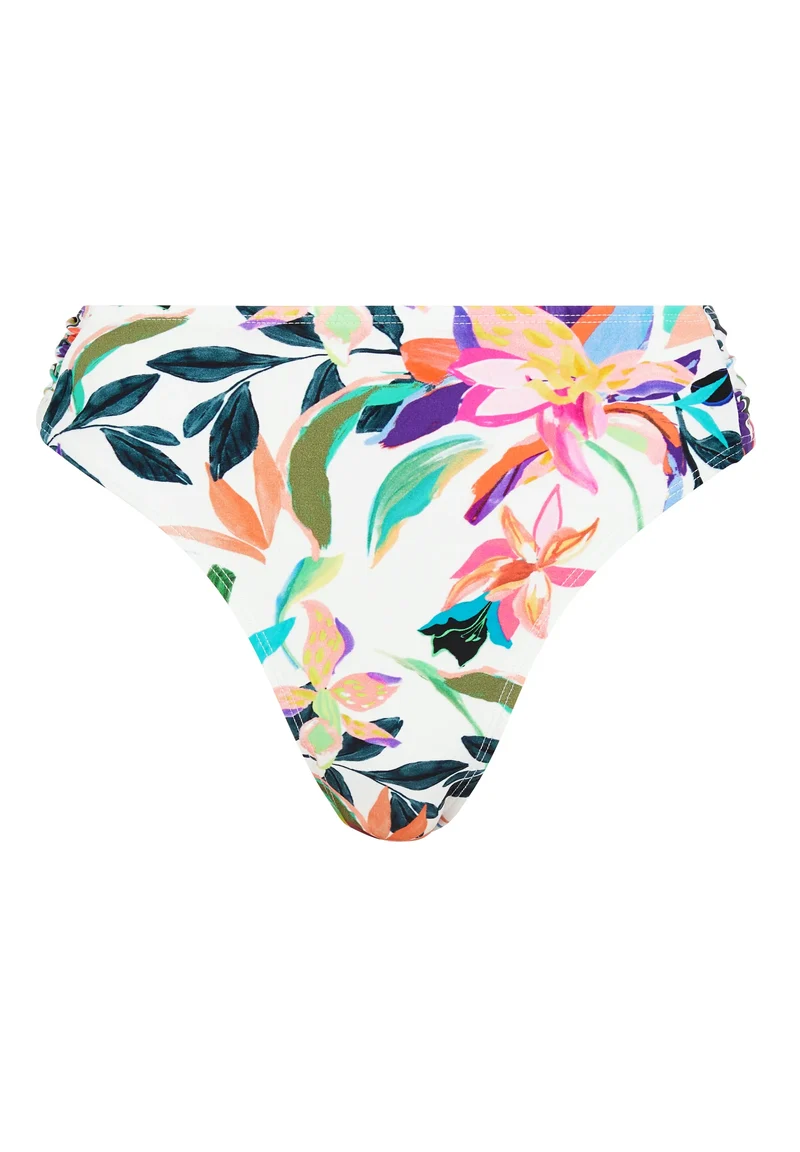 Slip de bain Barbade Paradis Tropical Blanc