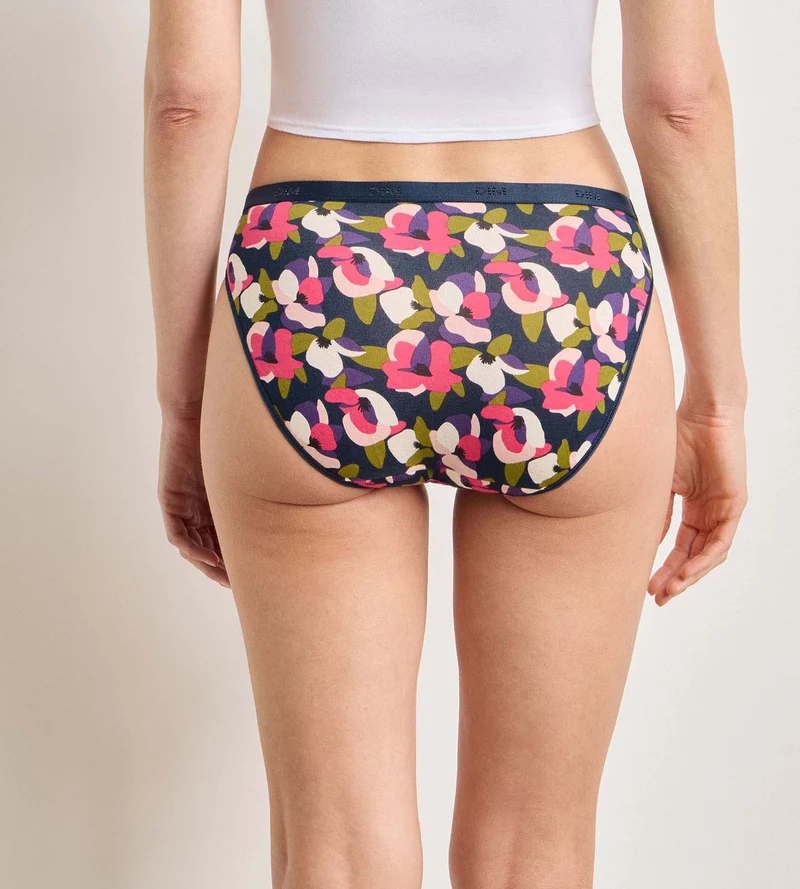 Lot de 3 culottes floral chic Les Pockets Coton