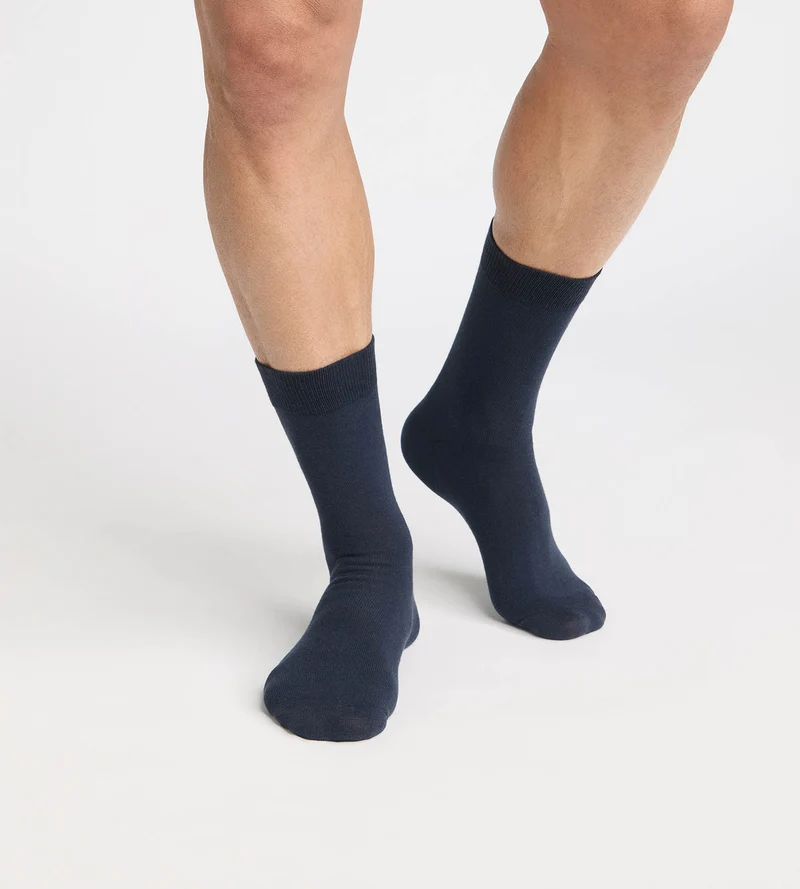 Chaussettes homme navy blue candy Coton Fancy