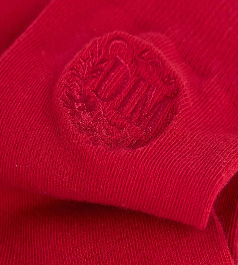 Chaussettes pour homme rouge Coton Fancy