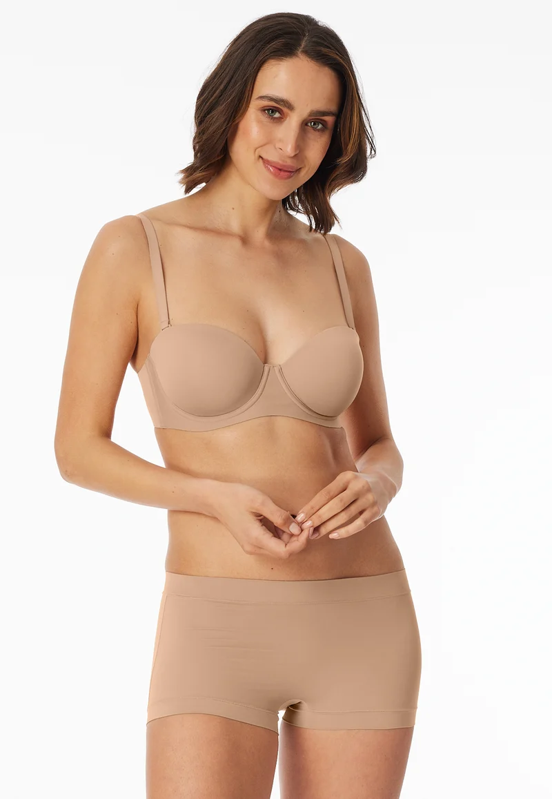 BH mit abnehmbaren Trägern Beige - Unique Micro