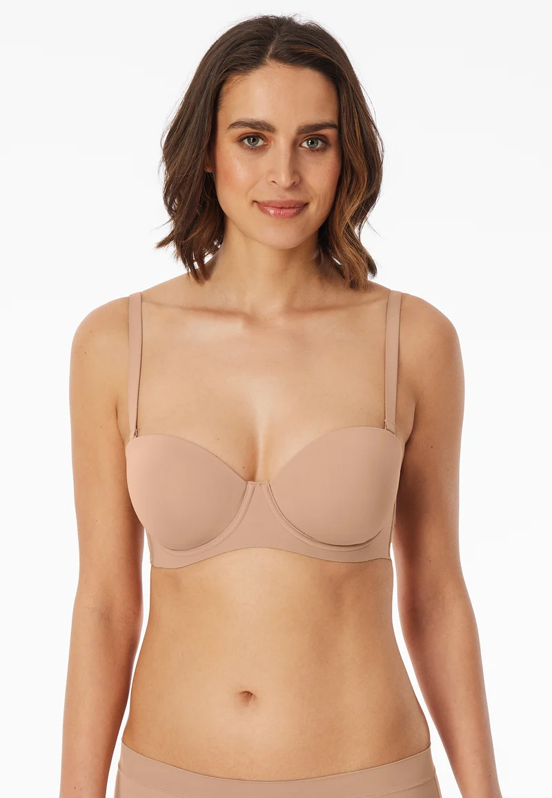 BH mit abnehmbaren Trägern Beige - Unique Micro