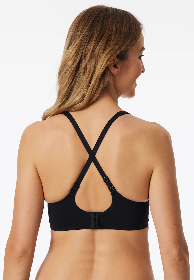 Soft-BH mit Cups Schwarz - Unique Micro