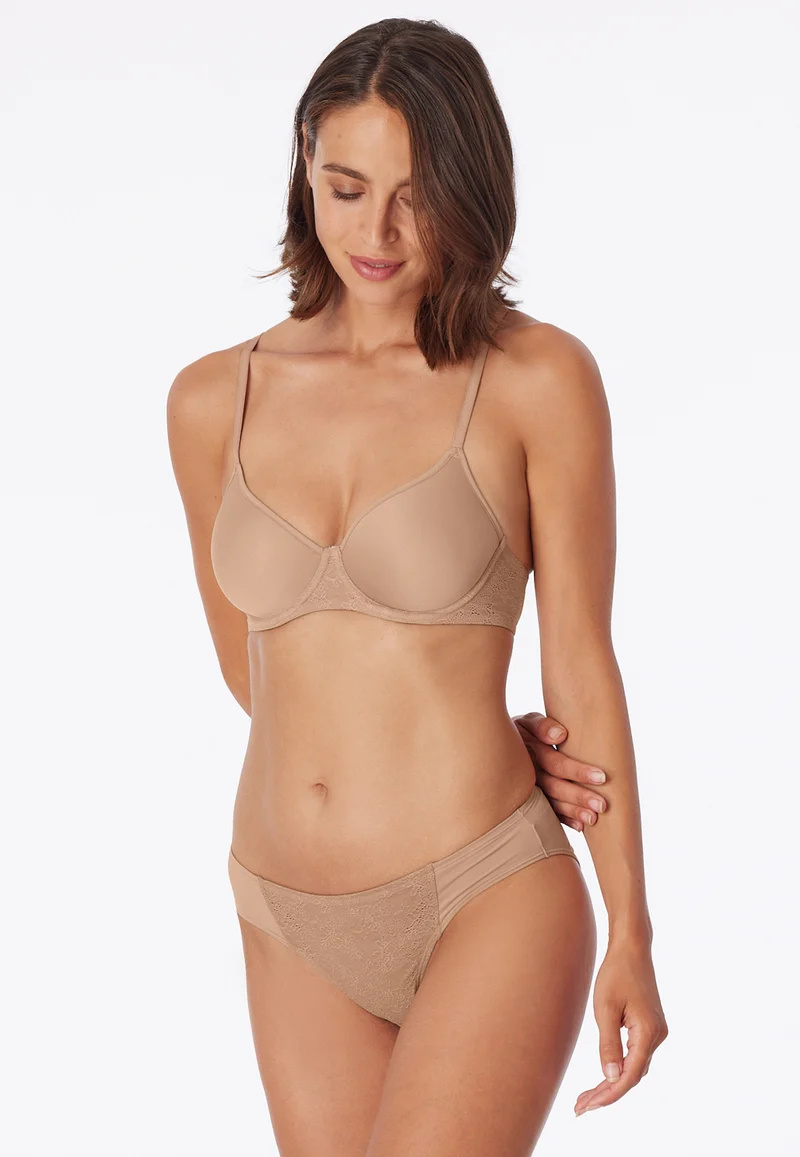 Bügel-BH mit Spitze Beige - Air