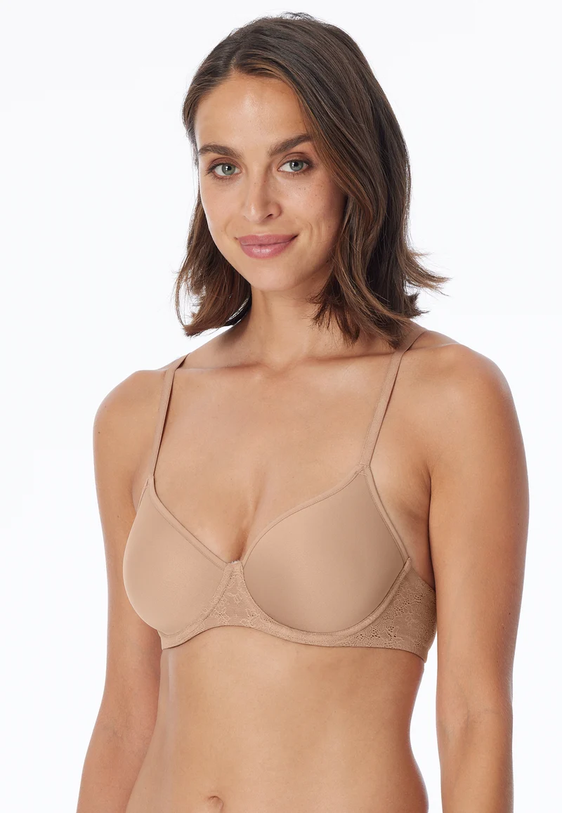 Bügel-BH mit Spitze Beige - Air