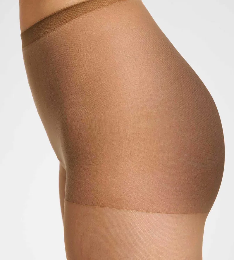 Collant transparent Nude brun