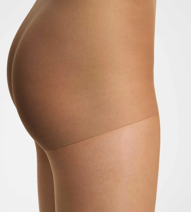 Collant transparent Nude brun