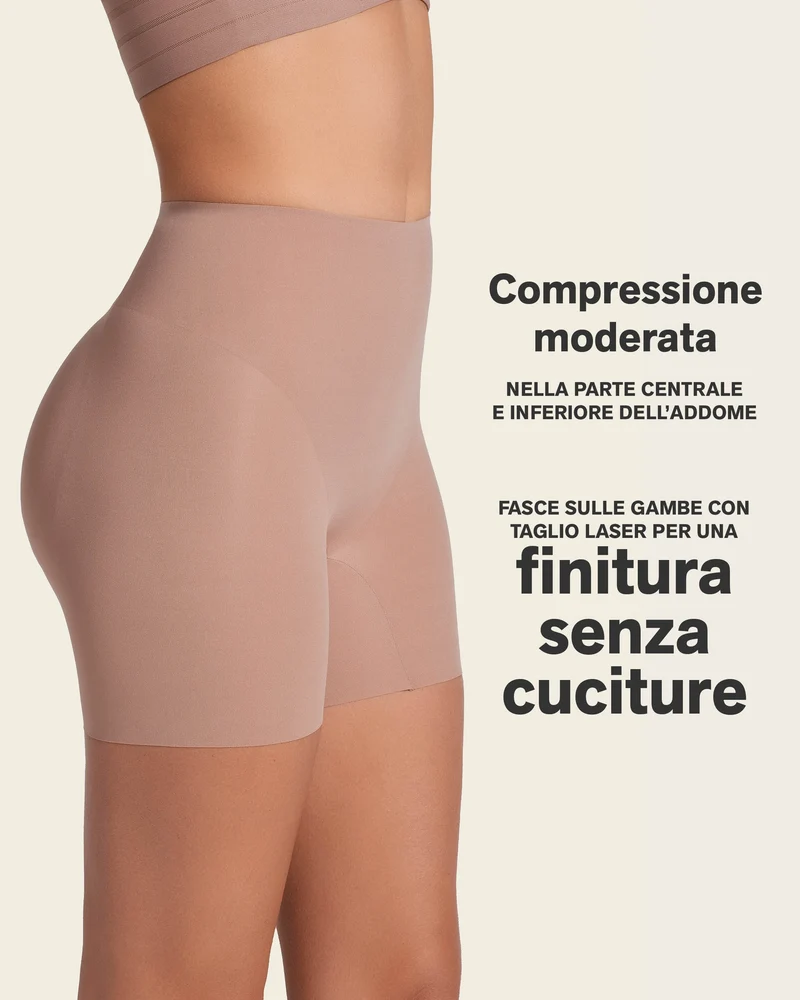 Culotte gainante push up avec coussinets amovibles