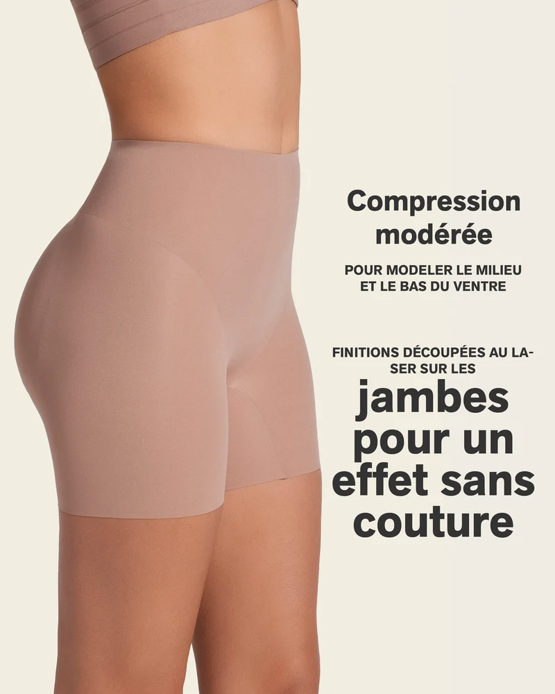 Culotte gainante push up avec coussinets amovibles